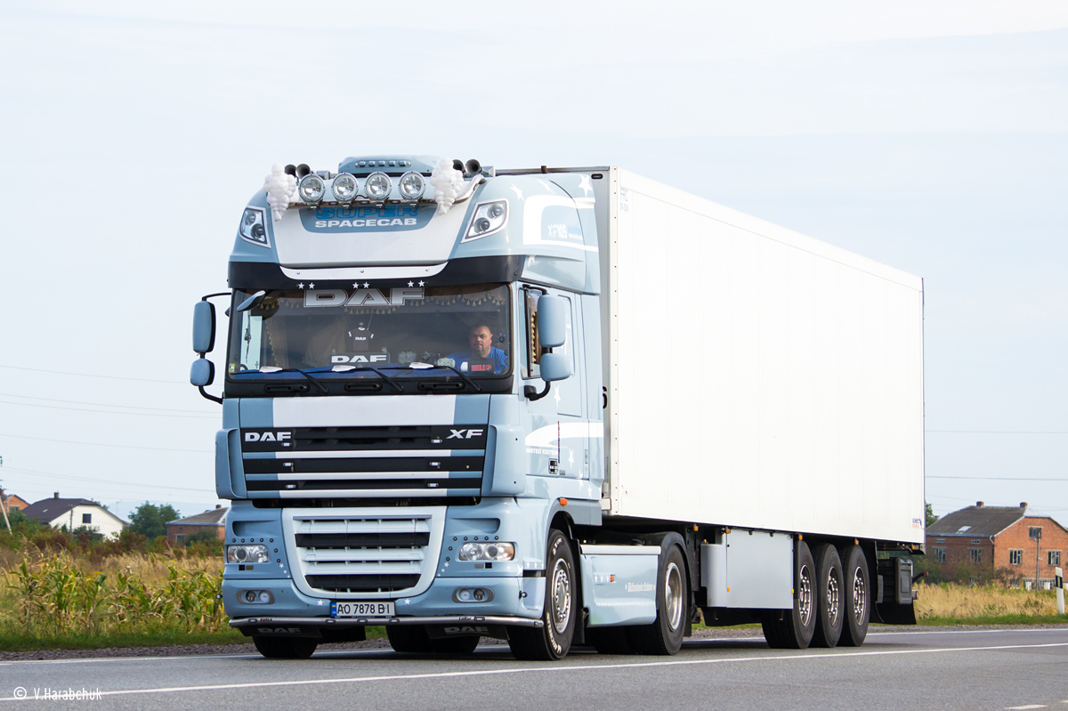 Закарпатская область, № АО 7878 ВІ — DAF XF105 FT; DAF FT XF105 "Blue Edition" (Львовская область)