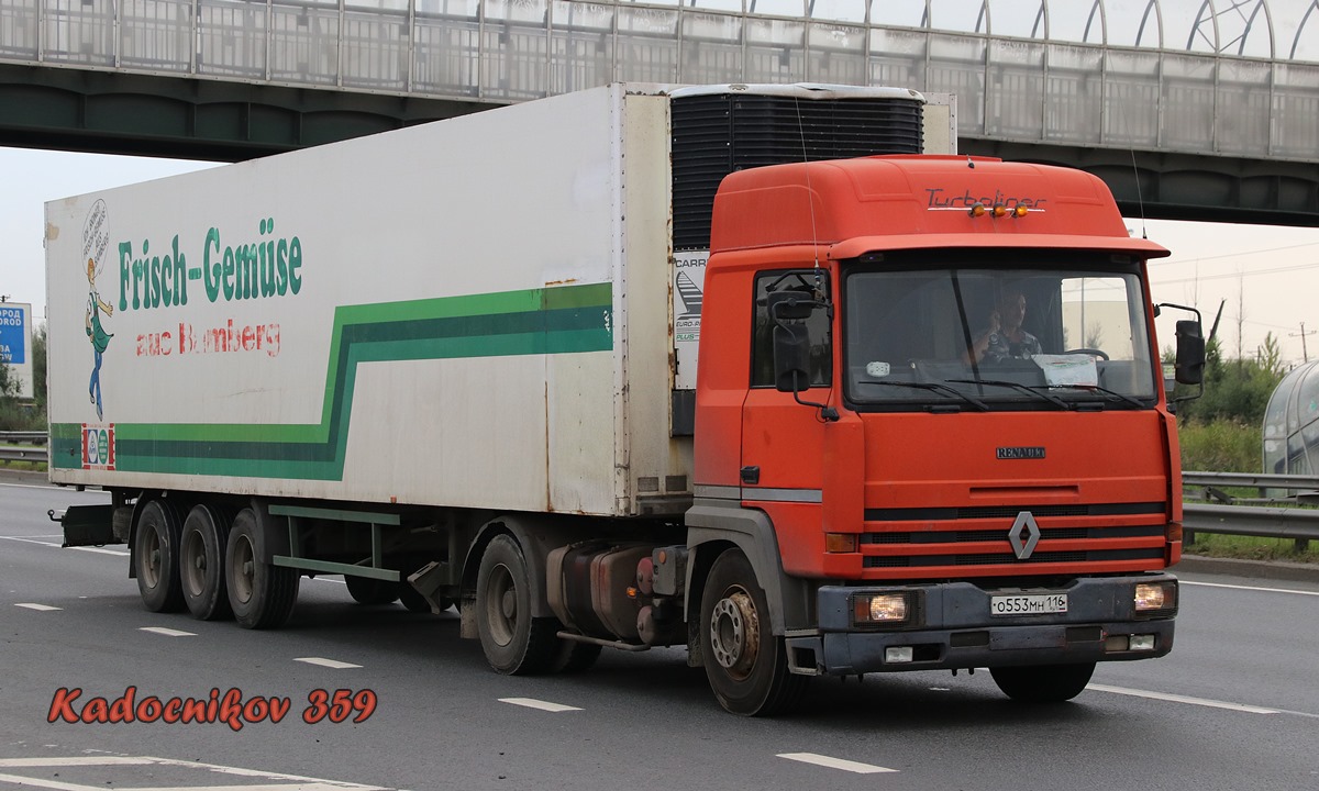 Татарстан, № О 553 МН 116 — Renault R-Series Major