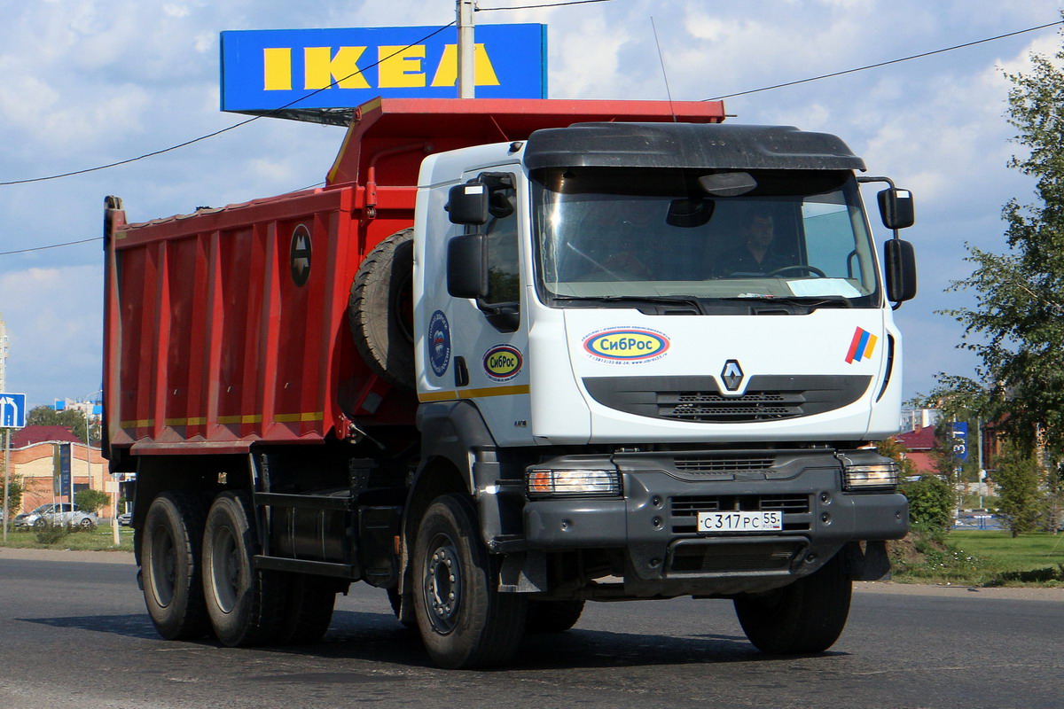 Омская область, № С 317 РС 55 — Renault Kerax [X9P]