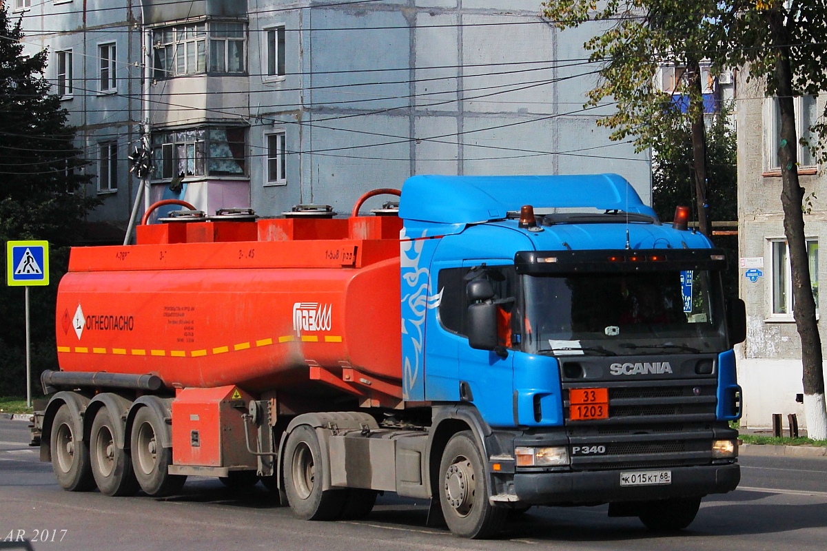 Тамбовская область, № К 015 КТ 68 — Scania ('1996, общая модель)