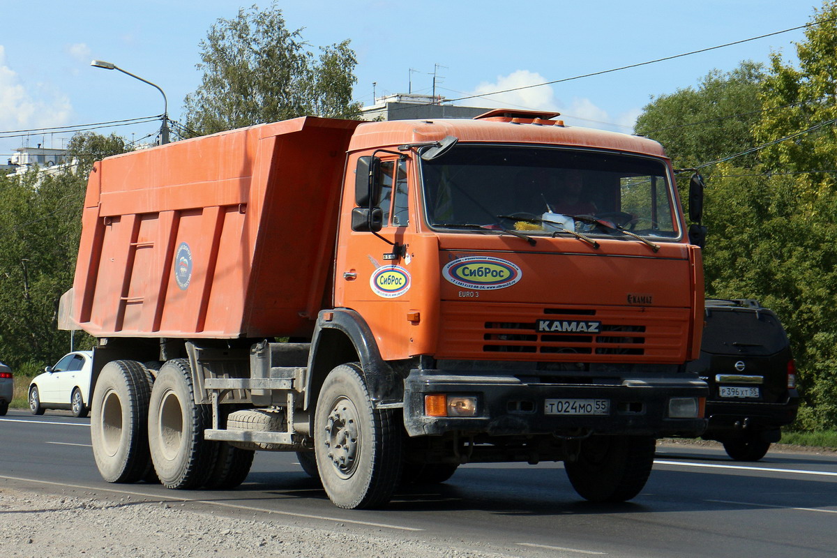 Омская область, № Т 024 МО 55 — КамАЗ-65115 [651150]