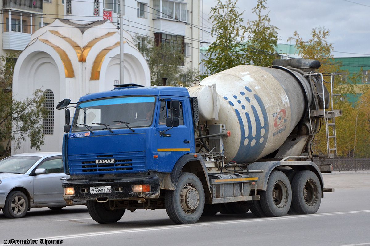 Саха (Якутия), № У 384 КТ 14 — КамАЗ-65115 (общая модель)