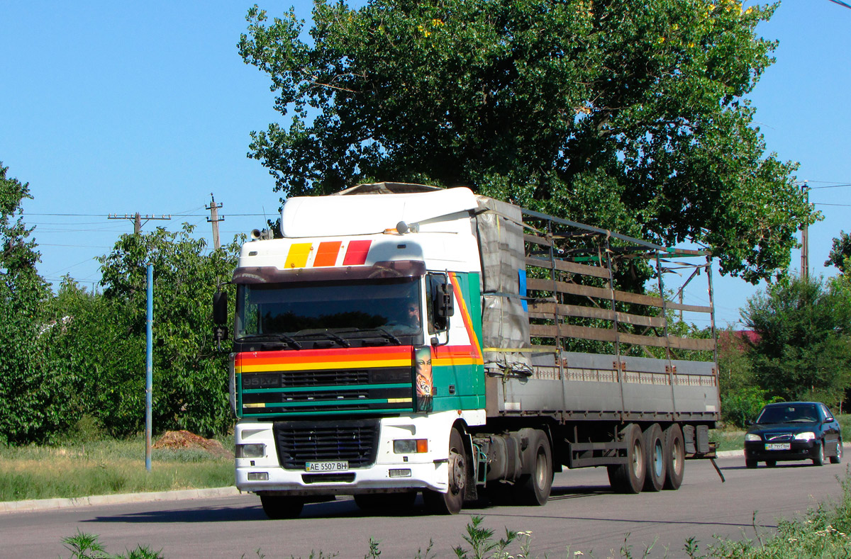 Днепропетровская область, № АЕ 5507 ВН — DAF 95XF FT