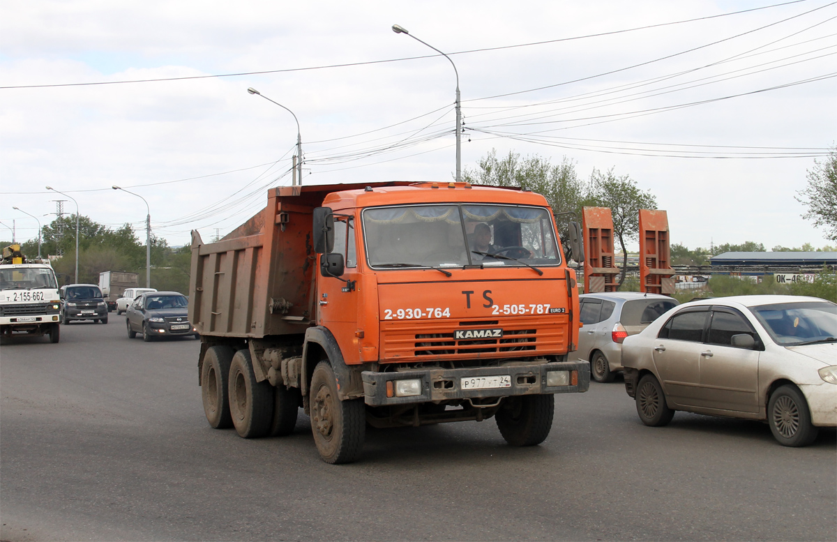 Красноярский край, № Р 977 УТ 24 — КамАЗ-65115-02 [65115C]