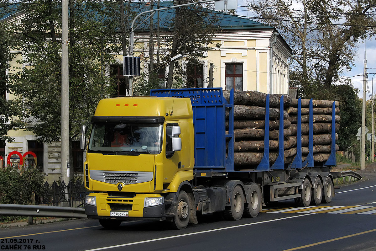 Ярославская область, № О 348 СН 76 — Renault Premium Lander [X9P]