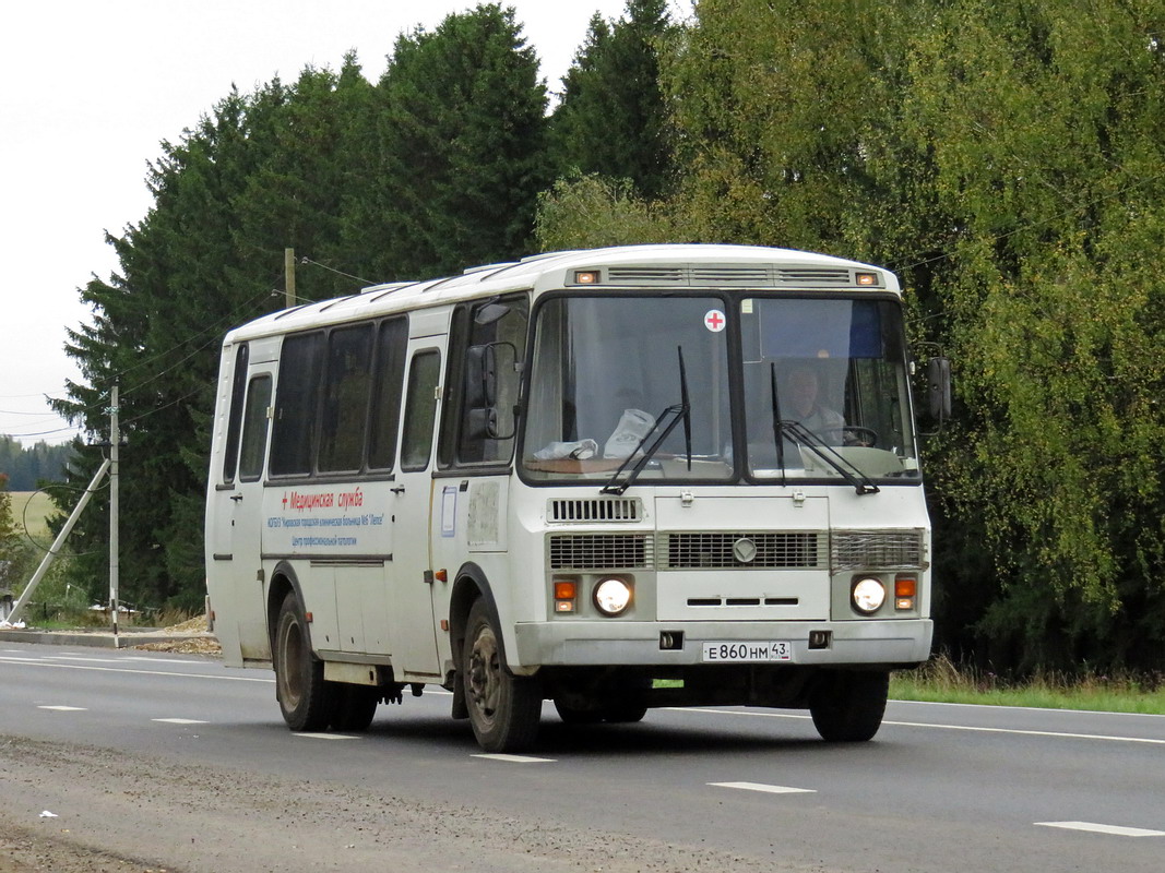 Кировская область, № Е 860 НМ 43 — ПАЗ-4234