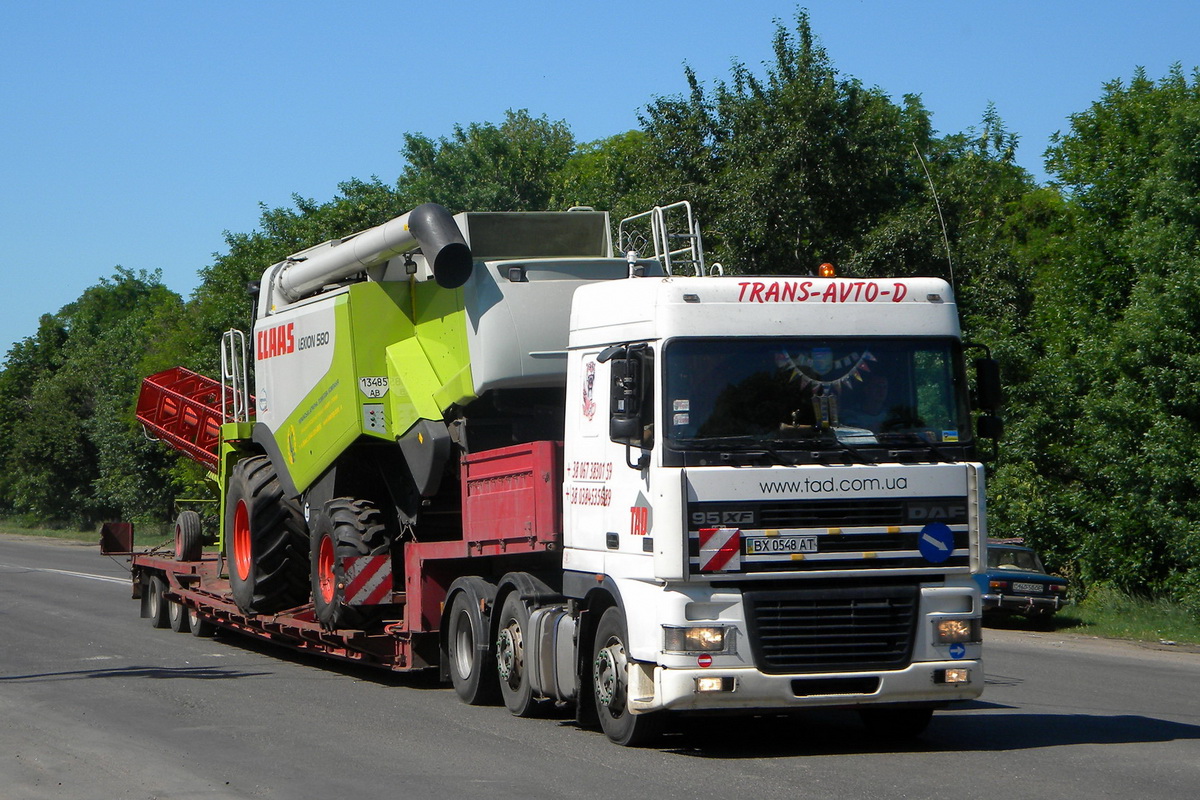 Хмельницкая область, № ВХ 0548 АТ — DAF 95XF FTG