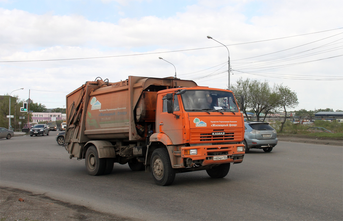 Красноярский край, № У 604 ВТ 124 — КамАЗ-53605-62