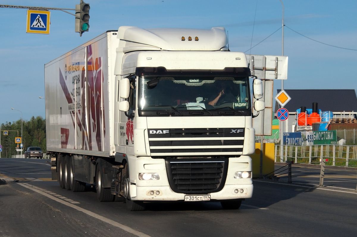 Москва, № Р 301 СТ 197 — DAF XF105 FT