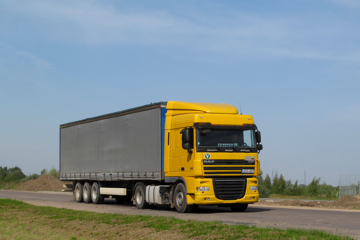 Литва, № JCO 937 — DAF XF105 FT