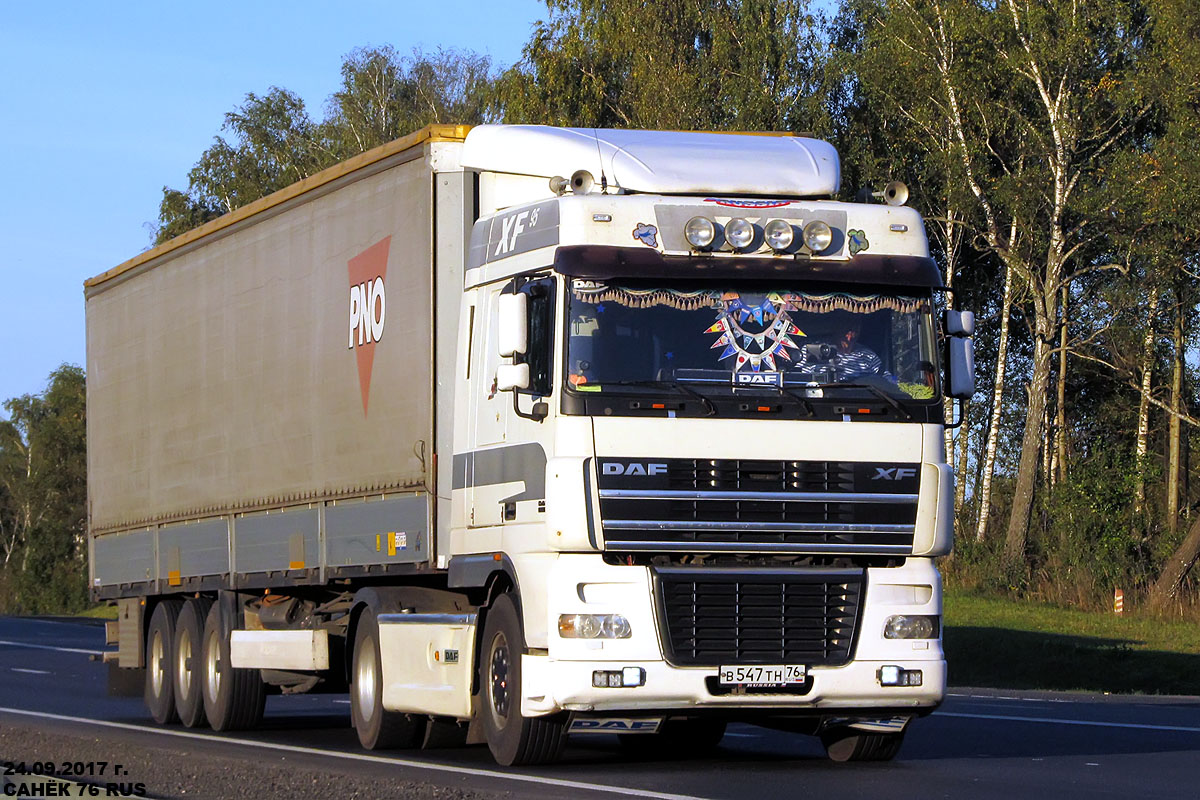 Ярославская область, № В 547 ТН 76 — DAF XF95 FT