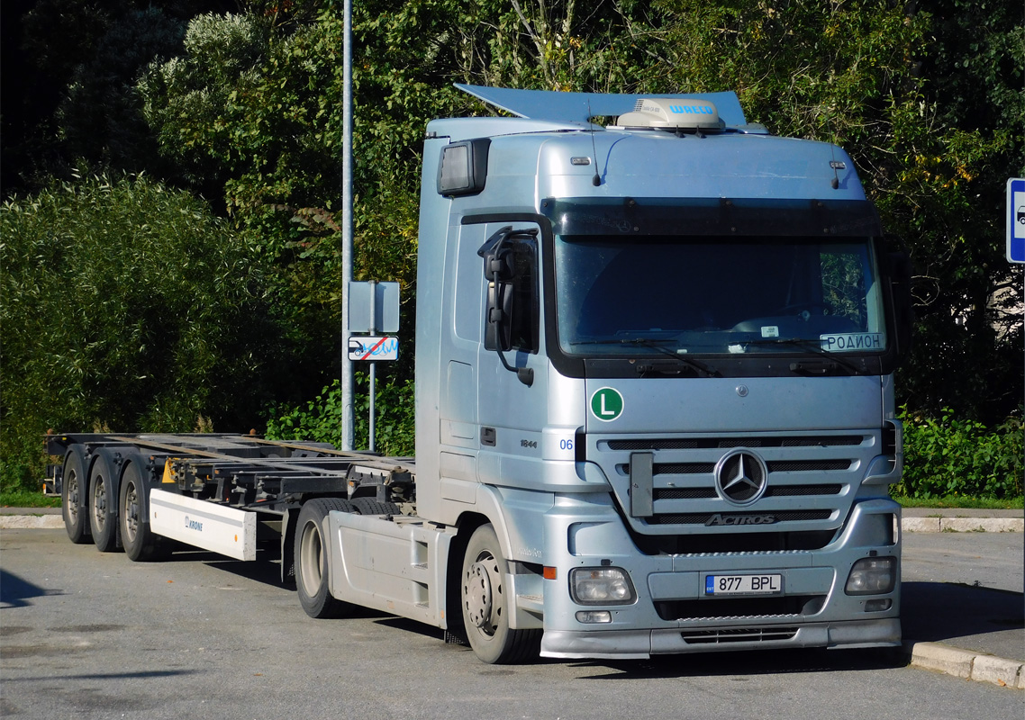 Эстония, № 877 BPL — Mercedes-Benz Actros ('2003) 1844