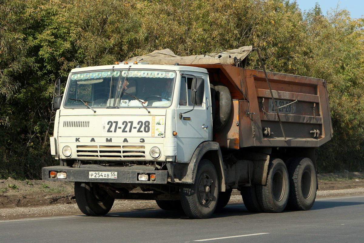 Омская область, № Р 254 АВ 55 — КамАЗ-55111 [551110]