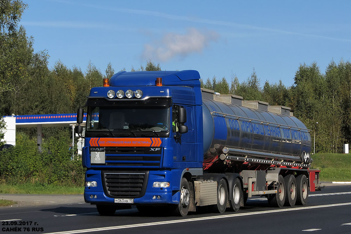 Карелия, № М 363 НВ 10 — DAF XF105 FTT