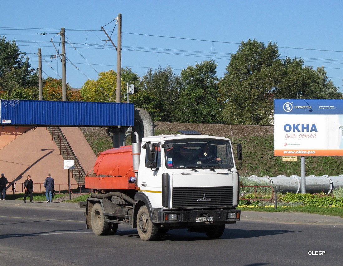 Витебская область, № АН 4386-7 — МАЗ-4570 (общая модель)