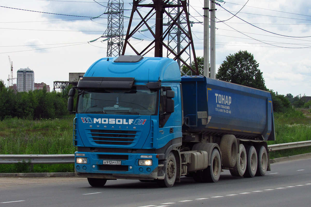 Ивановская область, № А 912 РТ 37 — IVECO Stralis ('2007) 450