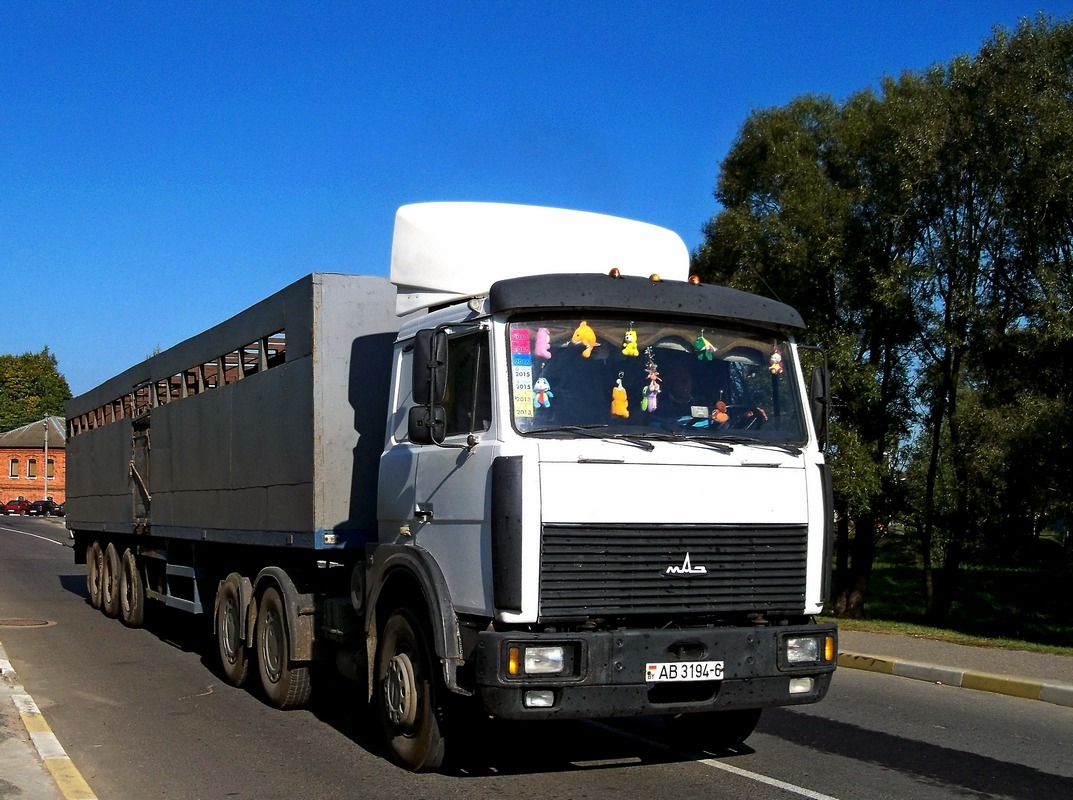 Могилёвская область, № АВ 3194-6 — МАЗ-6422 (общая модель)