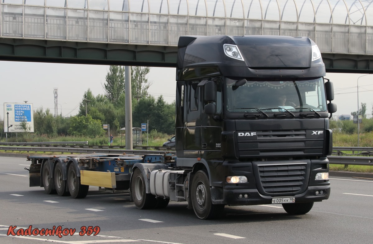 Санкт-Петербург, № Е 005 КК 98 — DAF XF105 FT