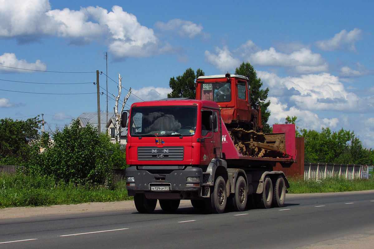 Ивановская область, № Н 129 ОР 37 — MAN TGA 41.410