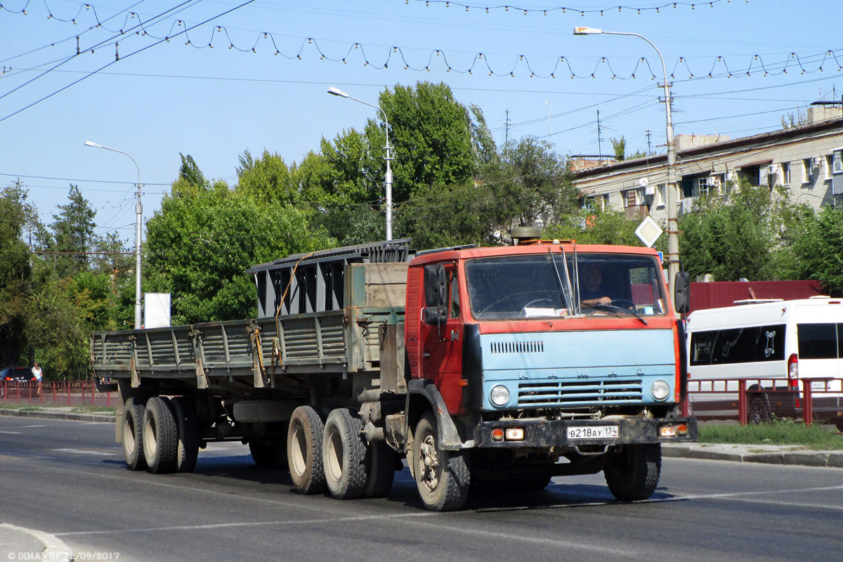 Волгоградская область, № В 218 АУ 134 — КамАЗ-5410