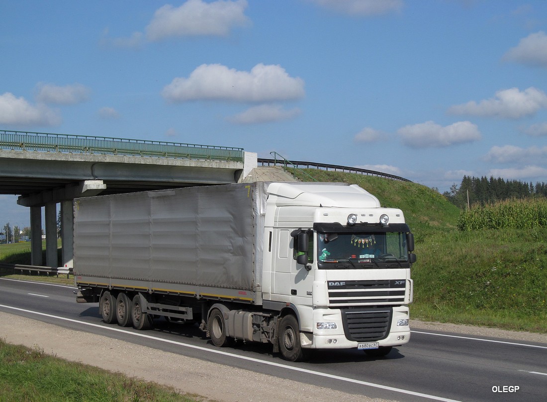 Смоленская область, № А 680 ВС 67 — DAF XF105 FT