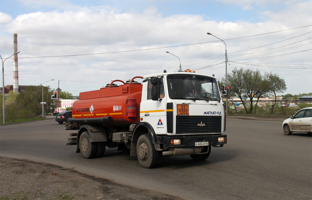 Красноярский край, № Е 406 ХР 24 — МАЗ-5337A2