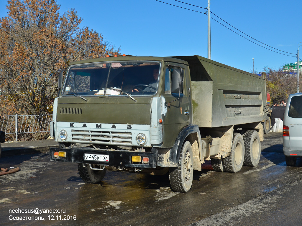 Севастополь, № А 445 КТ 92 — КамАЗ-5511