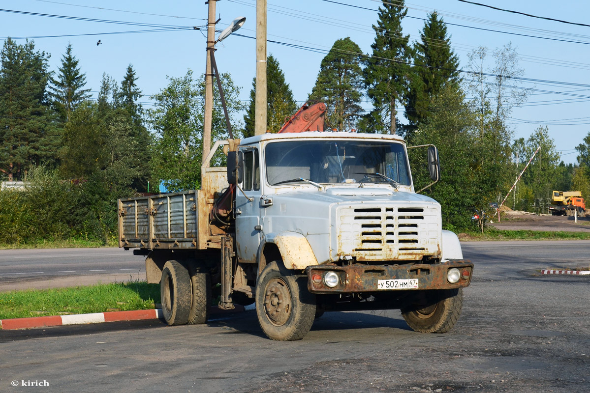 Ленинградская область, № У 502 НМ 47 — ЗИЛ-433360