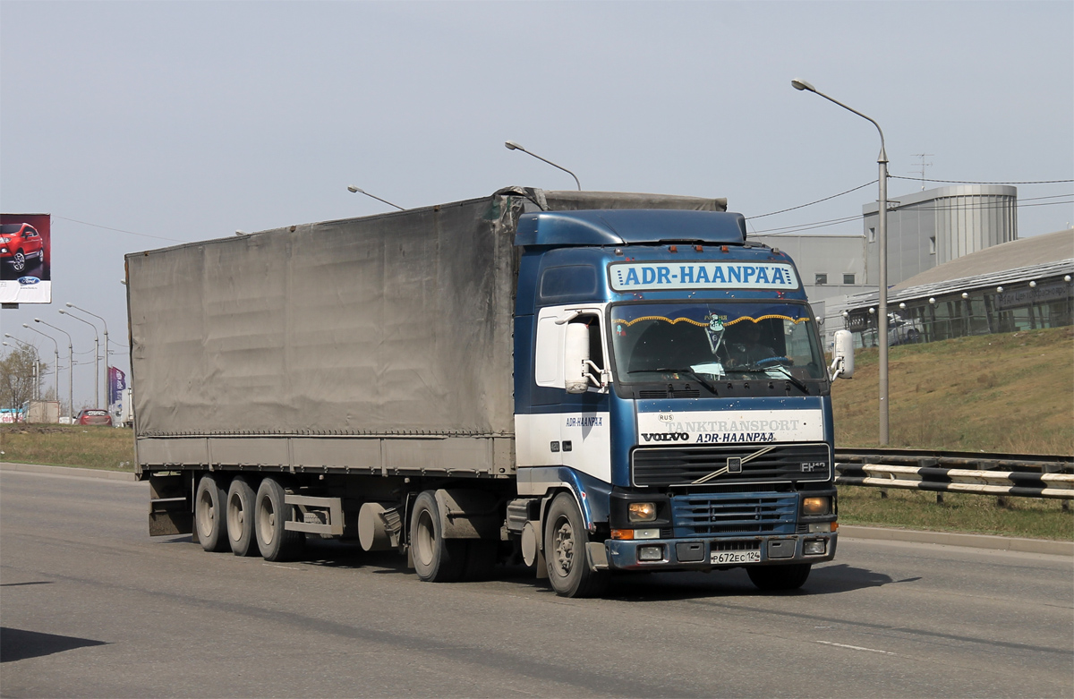 Красноярский край, № Р 672 ЕС 124 — Volvo ('1993) FH12.420