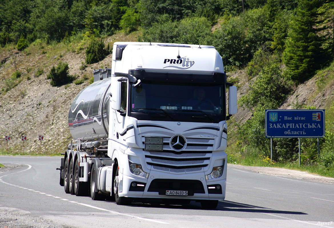 Минская область, № АО 8493-5 — Mercedes-Benz Actros ('2011) 1842