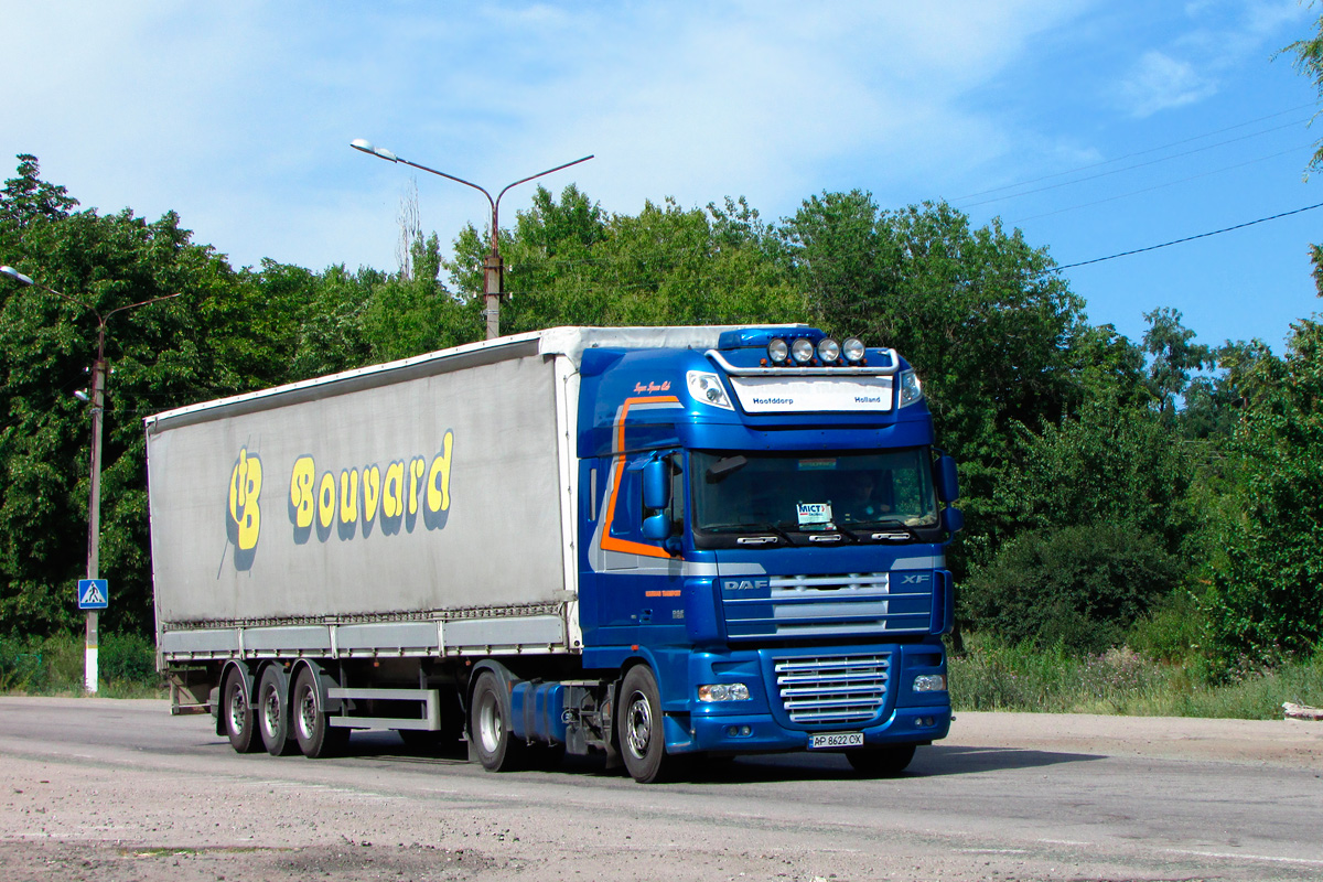 Запорожская область, № АР 8622 СХ — DAF XF105 FT