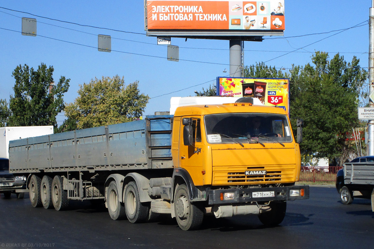 Волгоградская область, № М 718 КН 34 — КамАЗ-65116-62