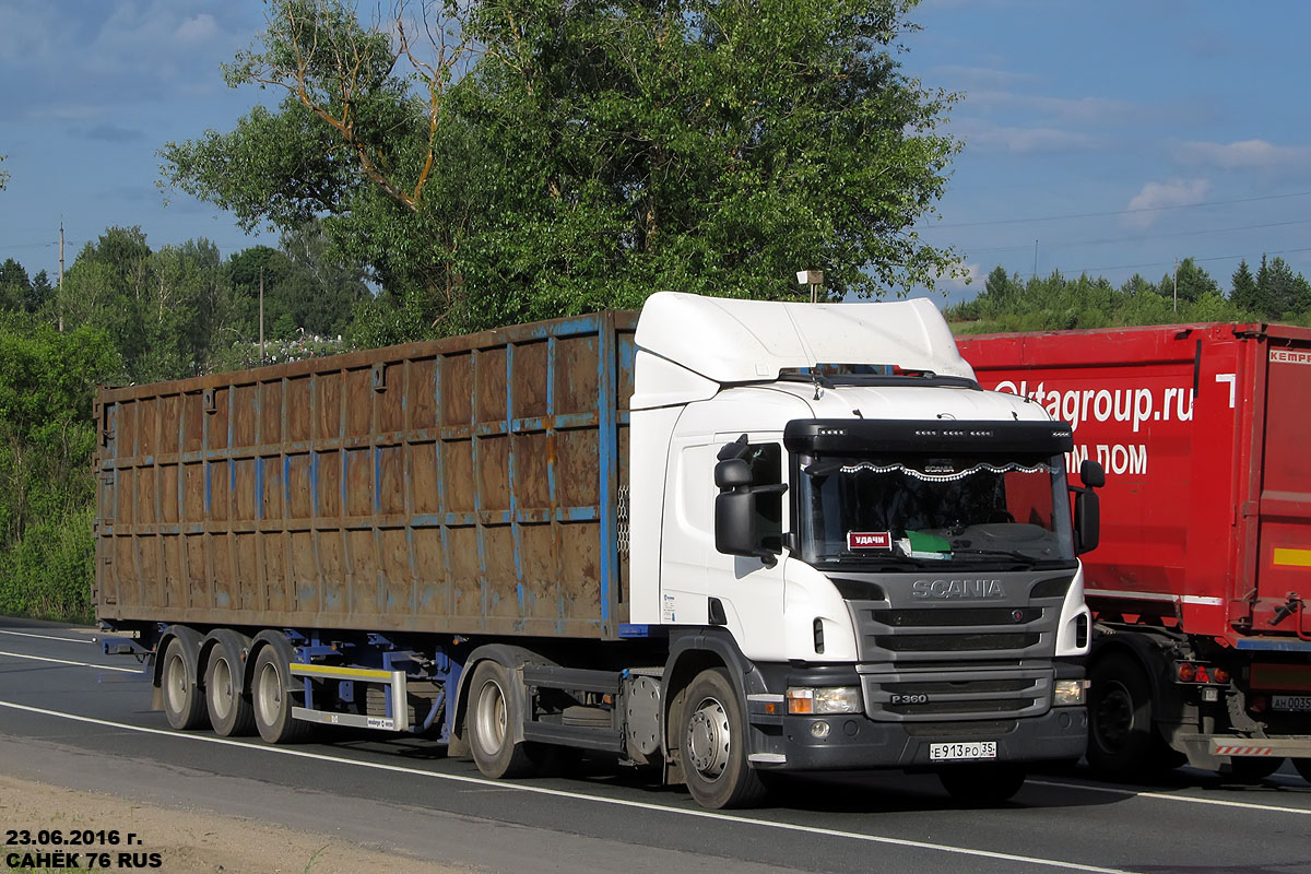 Вологодская область, № Е 913 РО 35 — Scania ('2011) P360