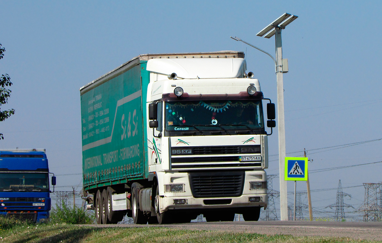 Херсонская область, № ВТ 6751 АХ — DAF 95XF FT