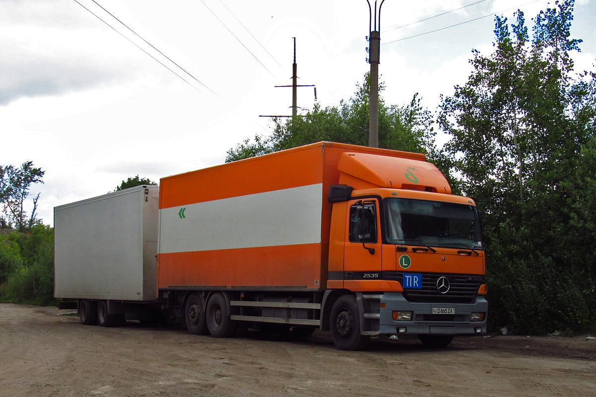 Узбекистан, № 01 D 865 ZA — Mercedes-Benz Actros ('1997) 2535