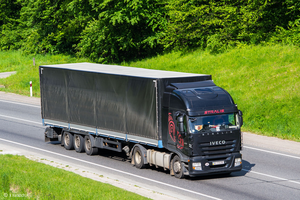 Закарпатская область, № АО 3336 ВС — IVECO Stralis ('2007) 450