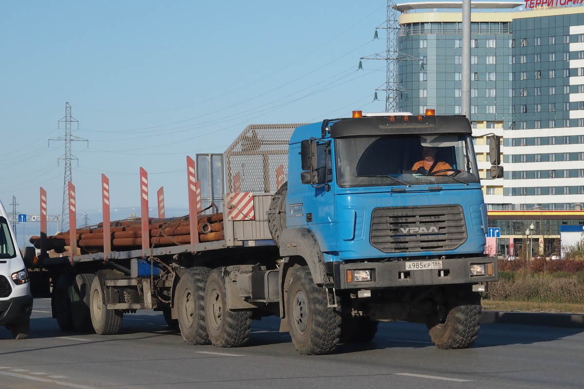 Ханты-Мансийский автоном.округ, № А 985 КР 186 — Урал-44202-82