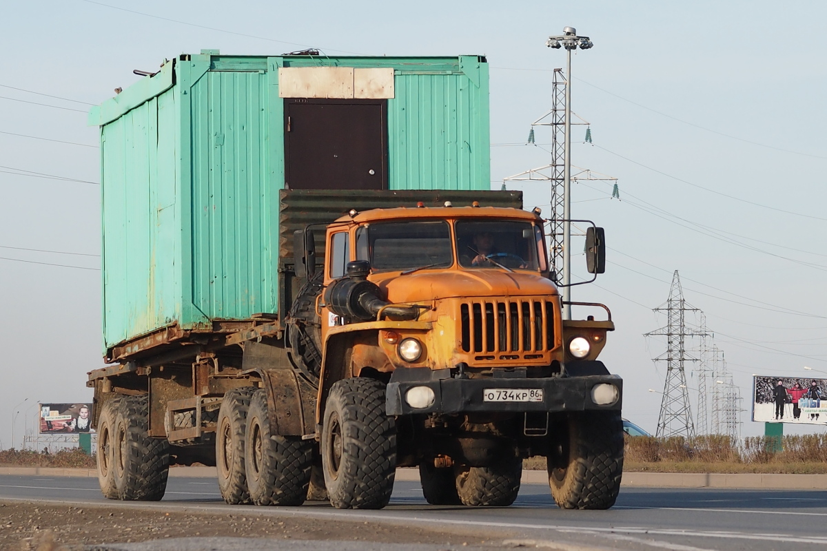 Ханты-Мансийский автоном.округ, № О 734 КР 86 — Урал-44202