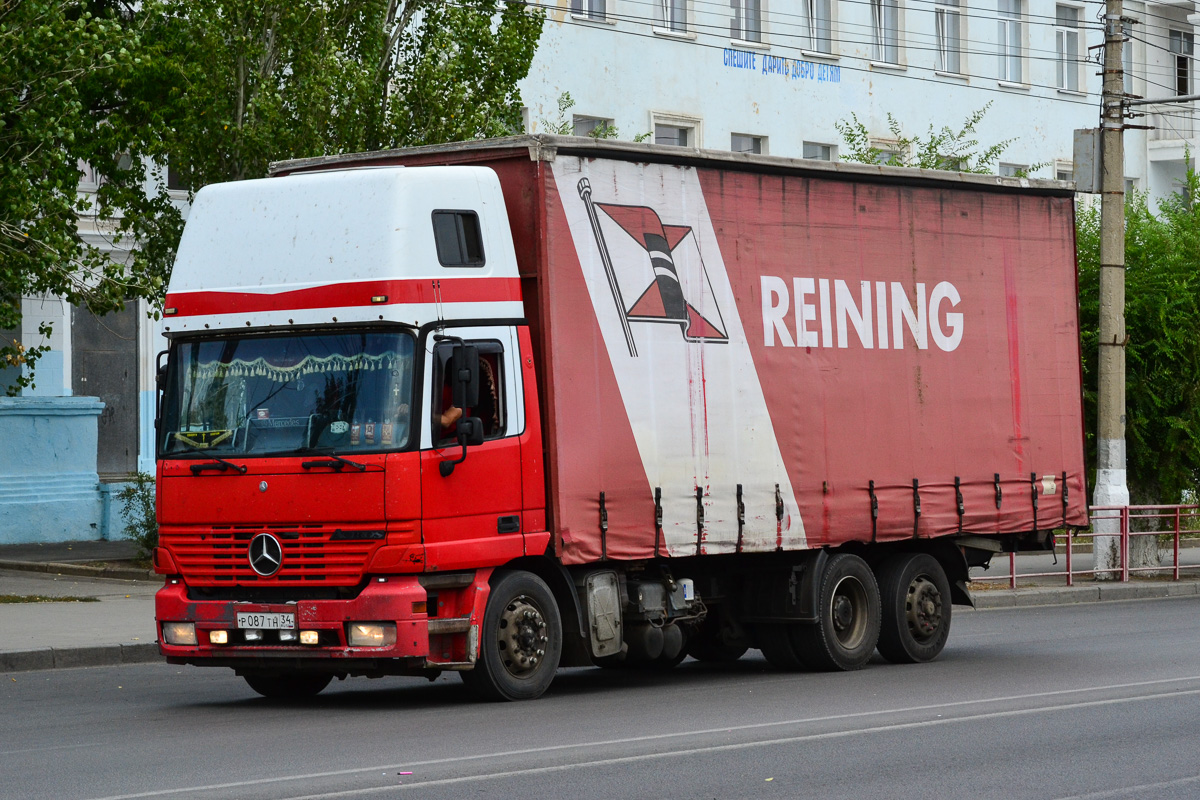 Волгоградская область, № Р 087 ТН 34 — Mercedes-Benz Actros ('1997) 2535