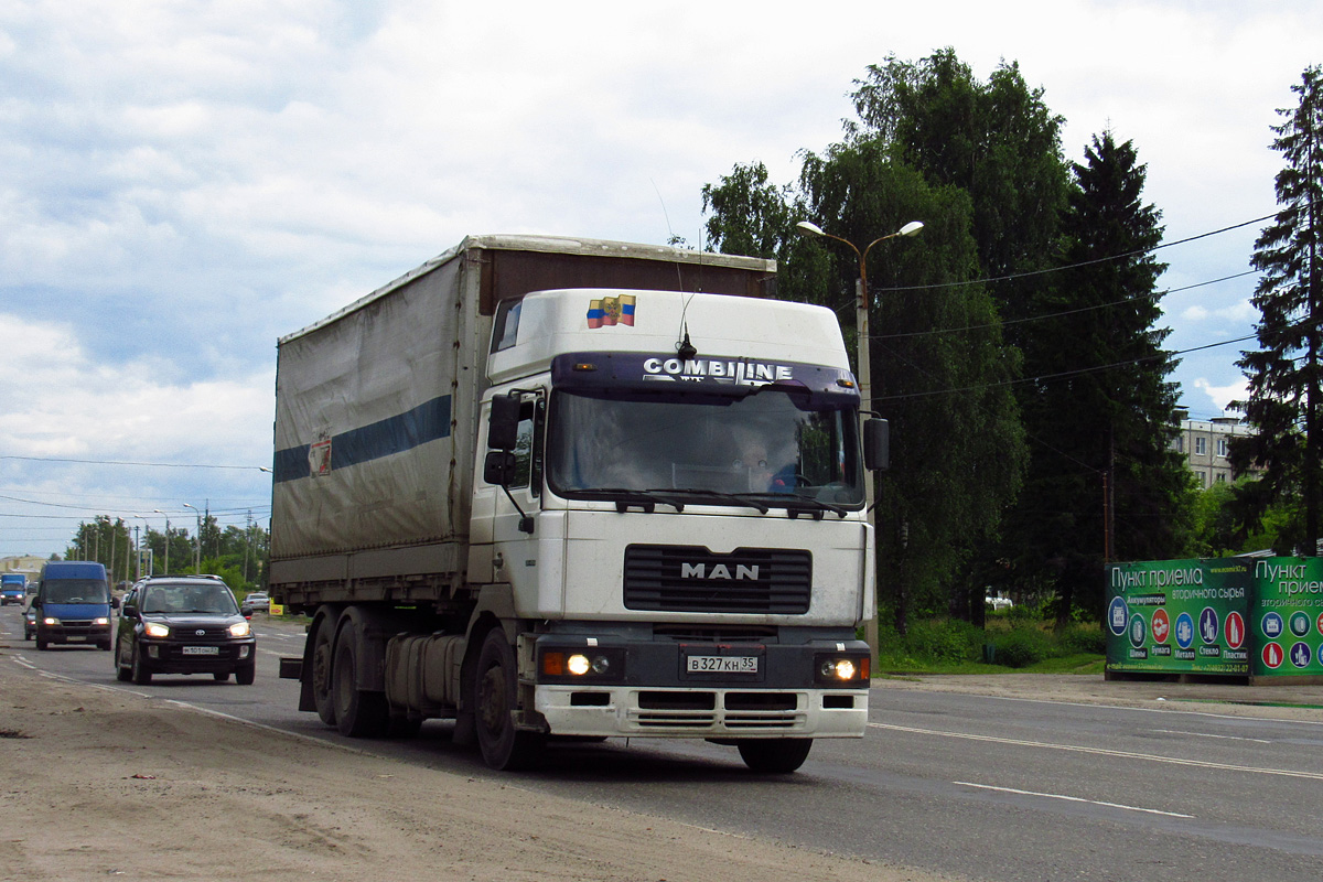 Вологодская область, № В 327 КН 35 — MAN F2000 (общая модель)