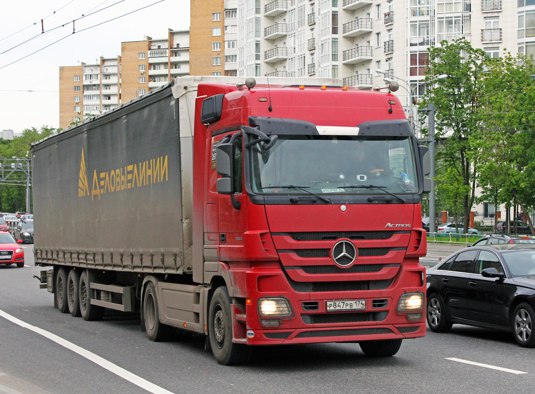 Свердловская область, № Р 847 РВ 174 — Mercedes-Benz Actros ('2009) 1844