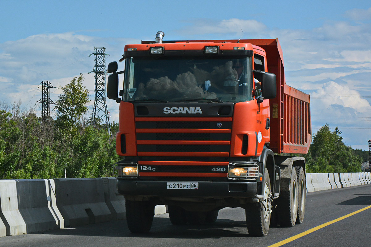 Ханты-Мансийский автоном.округ, № С 210 МС 86 — Scania ('1996) R124C