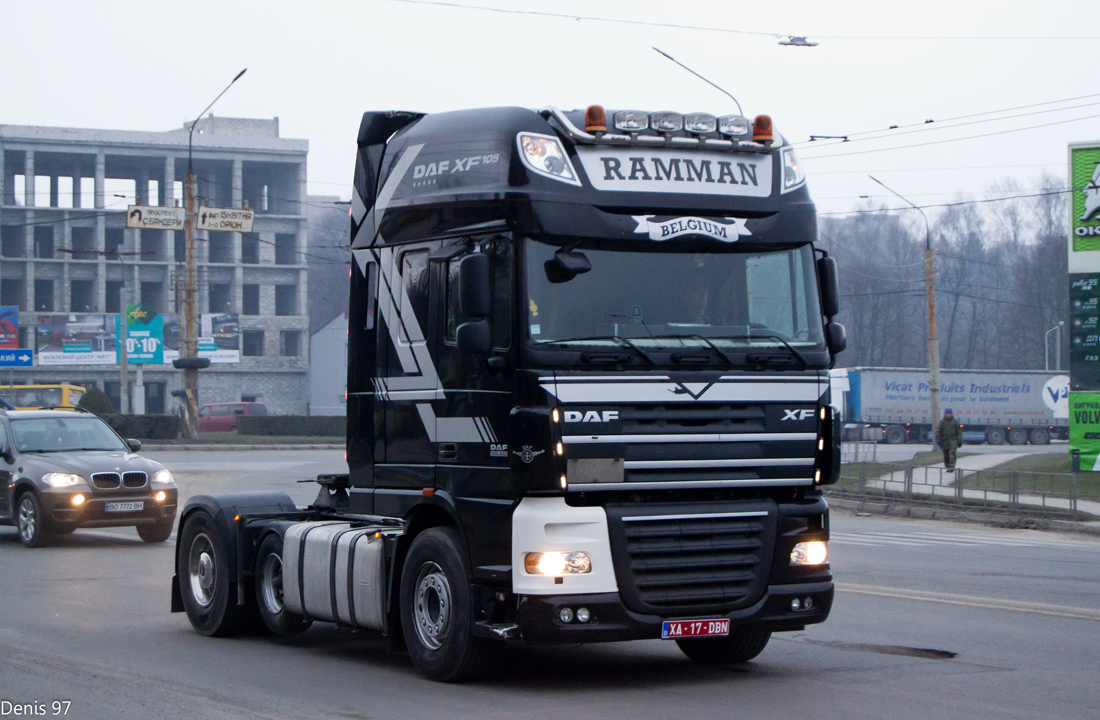 Бельгия, № XA-17-DBN — DAF XF105 FTP