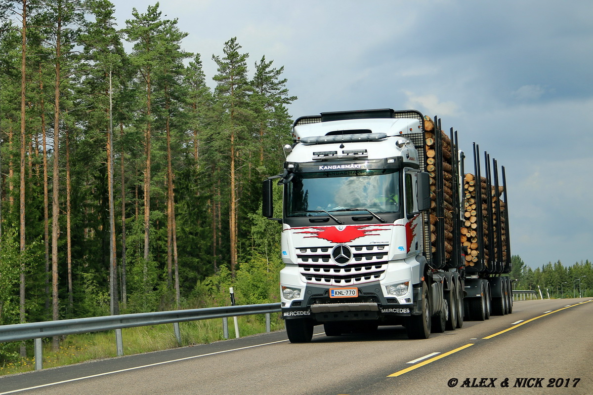 Финляндия, № KNL-770 — Mercedes-Benz Arocs (общ.м)