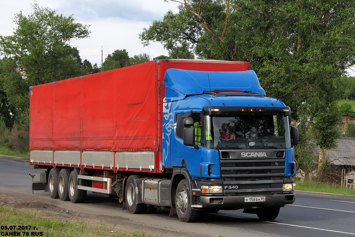 Ярославская область, № Х 158 ВН 89 — Scania ('1996) P340