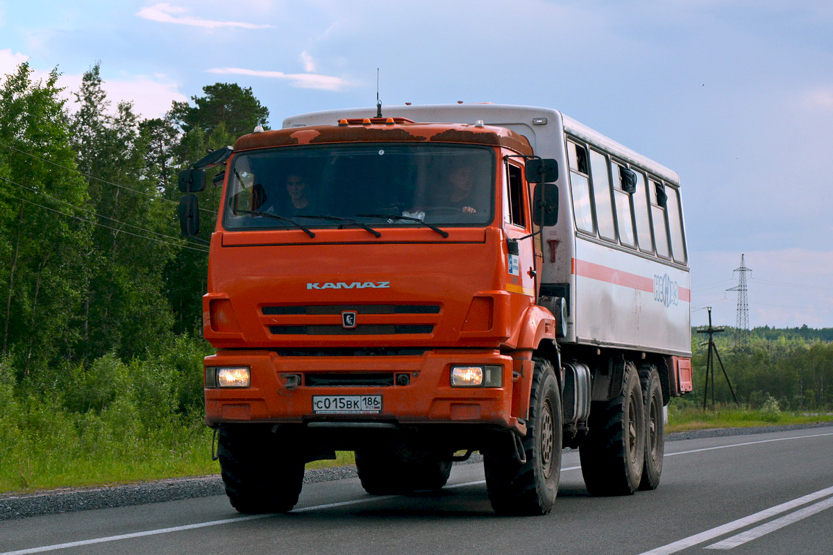 Ханты-Мансийский автоном.округ, № С 015 ВК 186 — КамАЗ-5350-42