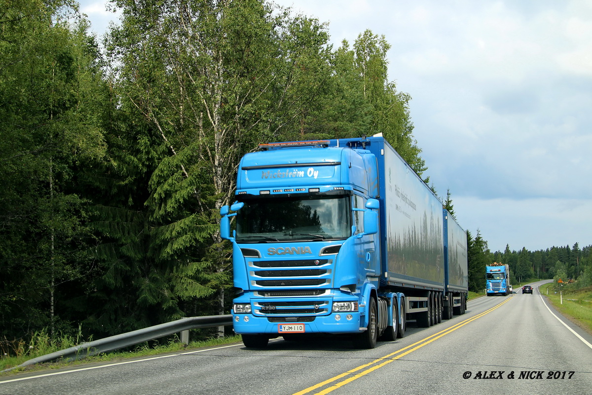 Финляндия, № YJM-110 — Scania ('2013) R730