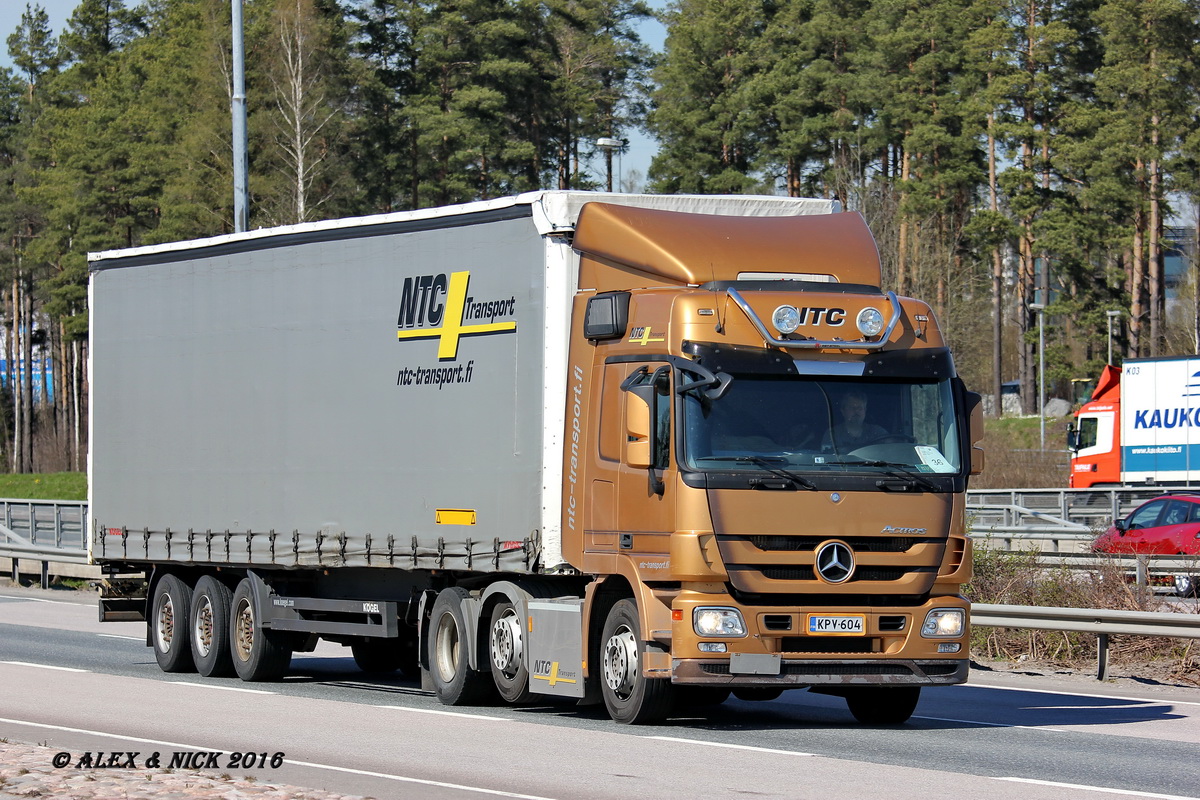 Финляндия, № KPV-604 — Mercedes-Benz Actros ('2009)