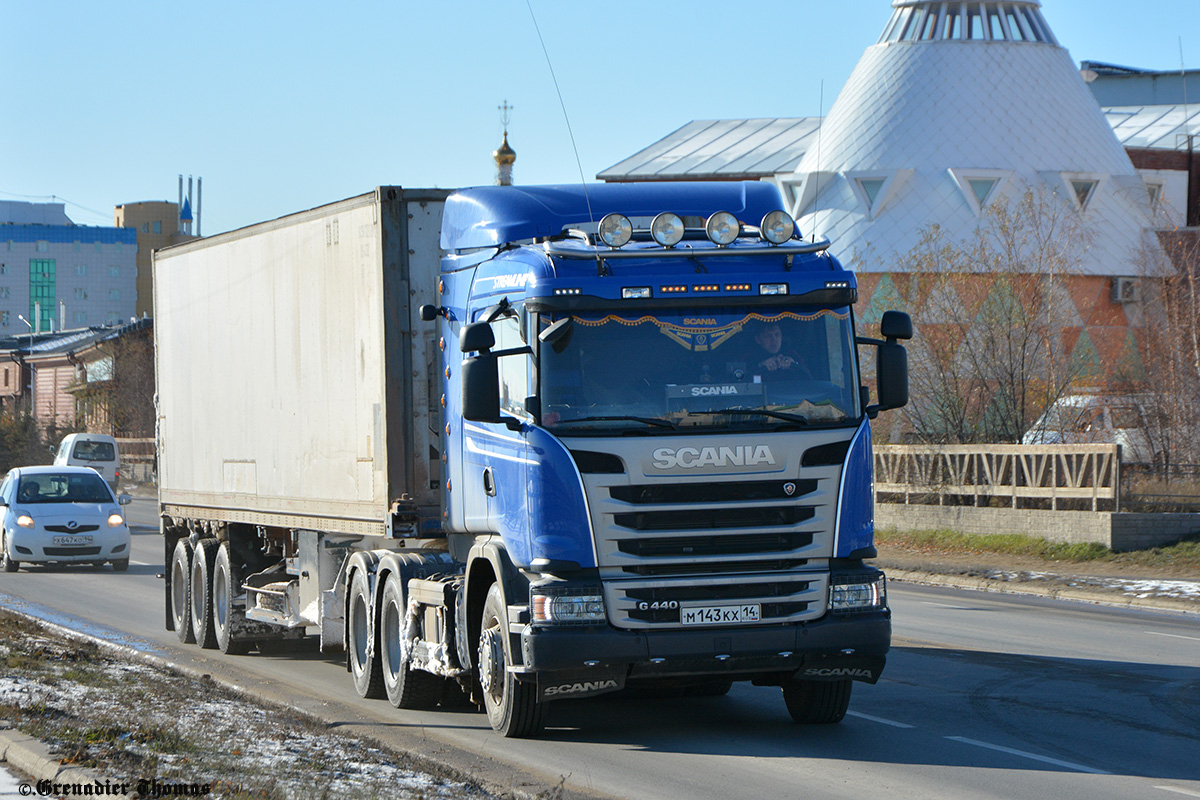 Саха (Якутия), № М 143 КХ 14 — Scania ('2013) G440