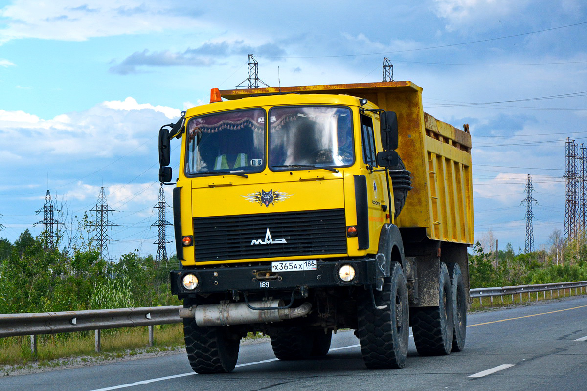 Ханты-Мансийский автоном.округ, № Х 365 АХ 186 — МАЗ-6317X5